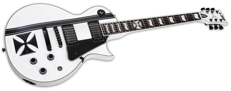 LTD Iron Cross James Hetfield Signature Guitar w/Case - Snow White