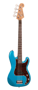 Essex 3/4 Short Scale Vintage Bass Guitar Lake Placid Blue.