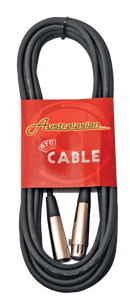 020 Ft Mic Cable Black Female XLR - Male XLR at Five Star Music 102 Maroondah Highway Ringwood Melbourne Music Guitar Store.