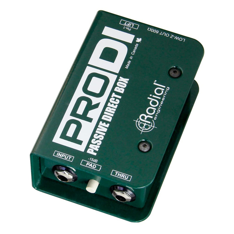 Radial ProDI 1 Channel Passive Instrument Direct Box