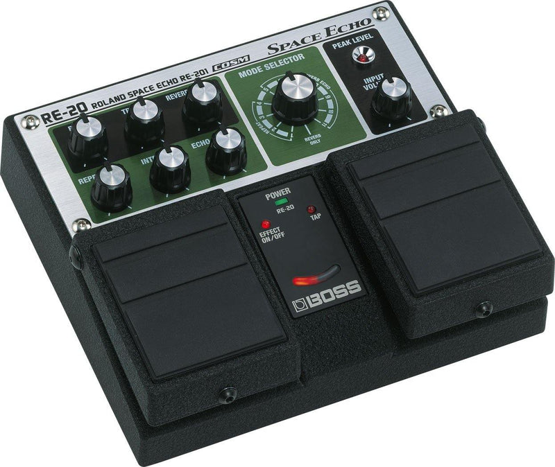 Boss RE20 Space Echo Twin Pedal at Five Star Music 102 Maroondah Highway Ringwood Melbourne Music Guitar Store.