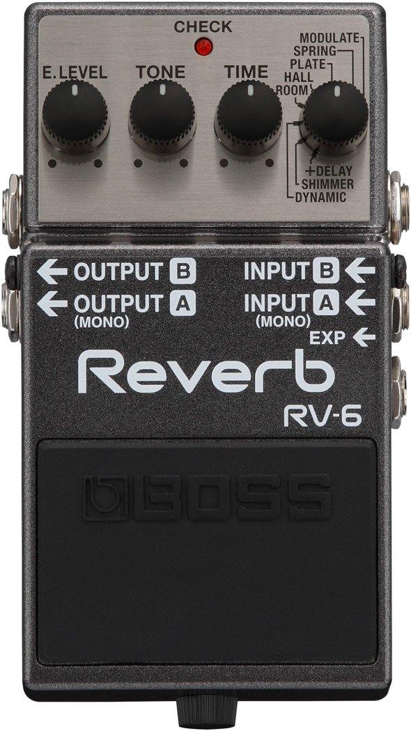 BOSS RV-6 Reverb Pedal at Five Star Music 102 Maroondah Highway Ringwood Melbourne Music Guitar Store.