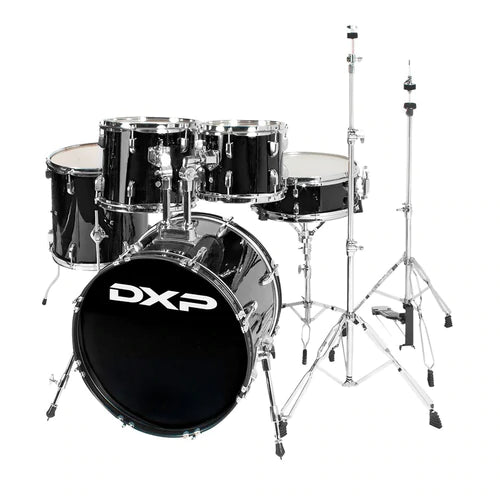 DXP Fusion 20 Series 20" 5 Piece Drum Kit - Black