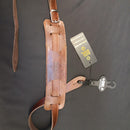 DSL VS20 Vintage Style Distressed Leather Guitar Strap Brown at Five Star Music 102 Maroondah Highway Ringwood Melbourne Music Guitar Store.