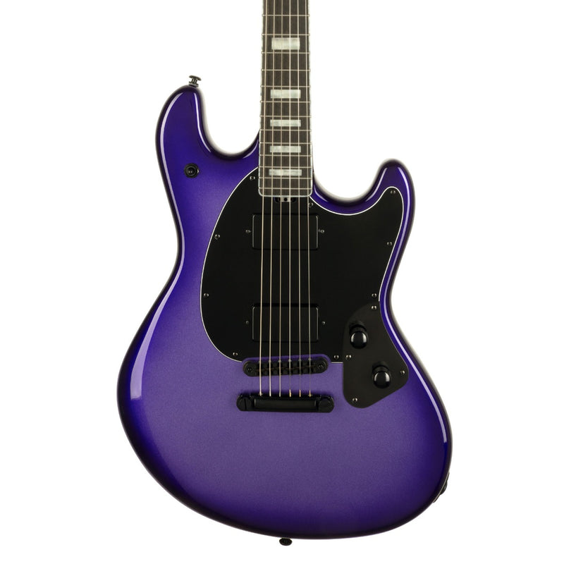 Ernie Ball Music Man StingRay HT Guitar - Plum Crazy Burst