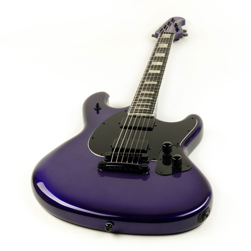 Ernie Ball Music Man StingRay HT Guitar - Plum Crazy Burst